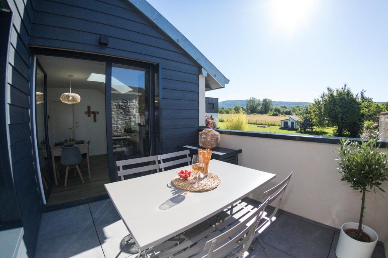 Appart-Hotel N 3 Avec Terrasse, Piscine, Petit-Dejeuner Et Parking Prive Chouzelot Esterno foto